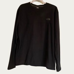 The North Face Men's Black Crewneck Pullover Lightweight Sweatshirt - Large